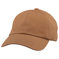 AJM International 6D470M, 6 Panel Full-fit (dad Cap), Winter Khaki/Brown