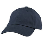 AJM International 6D470M, 6 Panel Full-fit (dad Cap), Winter Navy