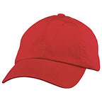 AJM International 6D470M, 6 Panel Full-fit (dad Cap), Winter Red