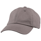 AJM International 6D470M, 6 Panel Full-fit (dad Cap), Winter Silver