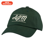 AJM International 6D470M, 6 Panel Full-fit (dad Cap), Winter Bone