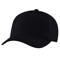 AJM International 6F080M, 5 Panel Constructed Pro-five, Black