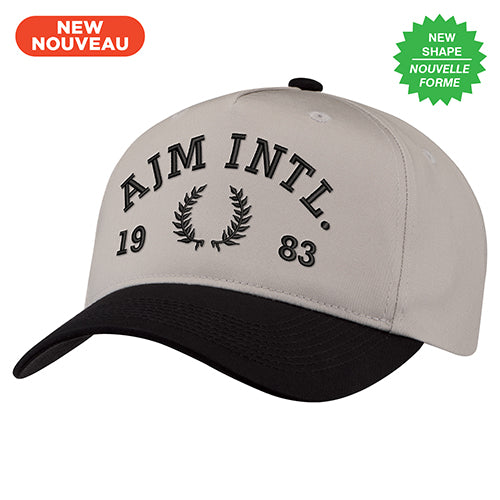 AJM International 6F080M, 5 Panel Constructed Pro-five, Black