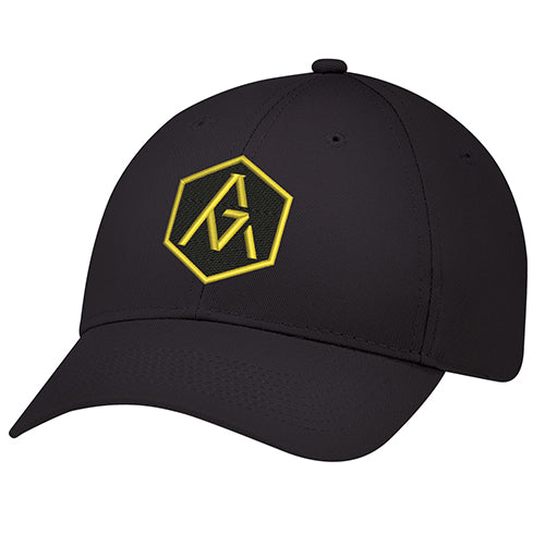 AJM International 6F420M, 6 Panel Constructed Full-fit, Black