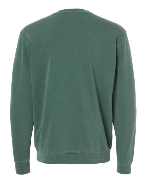 Independent Trading Co. PRM3500, Unisex Midweight Pigment-dyed Crewneck Sweatshirt, Pigment Alpine Green