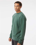 Independent Trading Co. PRM3500, Unisex Midweight Pigment-dyed Crewneck Sweatshirt, Pigment Alpine Green