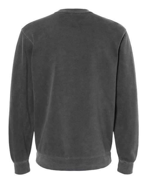 Independent Trading Co. PRM3500, Unisex Midweight Pigment-dyed Crewneck Sweatshirt, Pigment Black