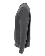 Independent Trading Co. PRM3500, Unisex Midweight Pigment-dyed Crewneck Sweatshirt, Pigment Black