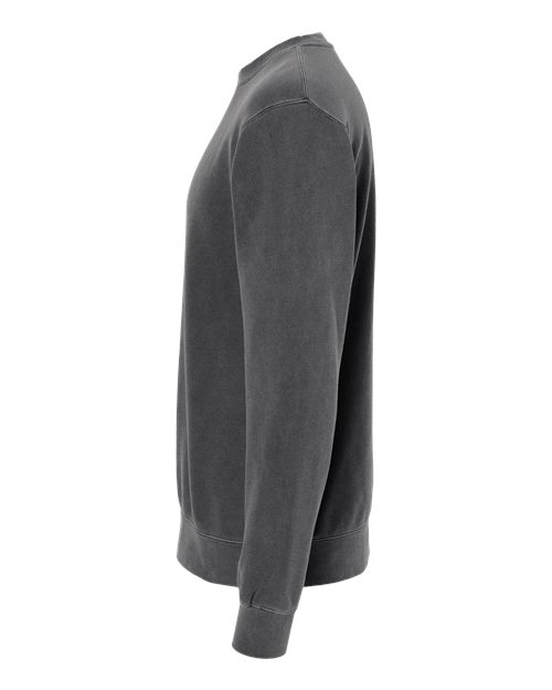 Independent Trading Co. PRM3500, Unisex Midweight Pigment-dyed Crewneck Sweatshirt, Pigment Black