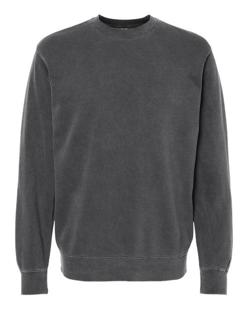 Independent Trading Co. PRM3500, Unisex Midweight Pigment-dyed Crewneck Sweatshirt, Pigment Black
