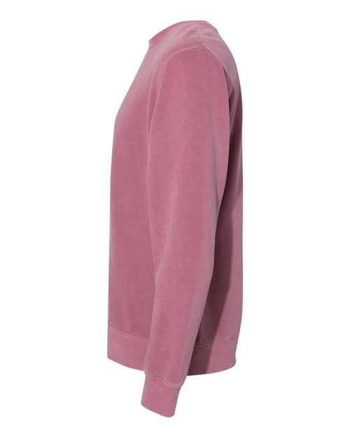Independent Trading Co. PRM3500, Unisex Midweight Pigment-dyed Crewneck Sweatshirt, Pigment Maroon