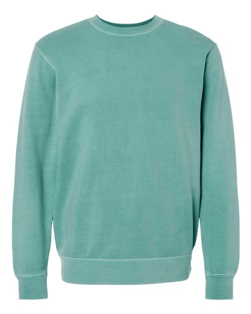 Independent Trading Co. PRM3500, Unisex Midweight Pigment-dyed Crewneck Sweatshirt, Pigment Mint