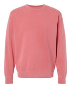 Independent Trading Co. PRM3500, Unisex Midweight Pigment-dyed Crewneck Sweatshirt, Pigment Pink