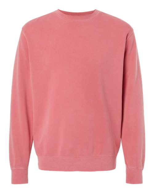 Independent Trading Co. PRM3500, Unisex Midweight Pigment-dyed Crewneck Sweatshirt, Pigment Pink