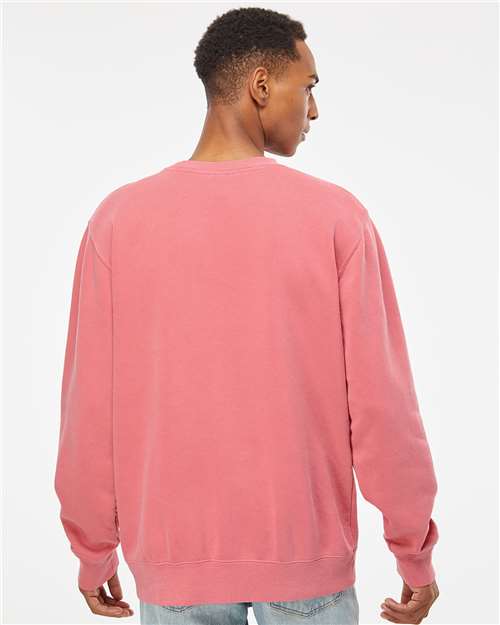 Independent Trading Co. PRM3500, Unisex Midweight Pigment-dyed Crewneck Sweatshirt, Pigment Pink