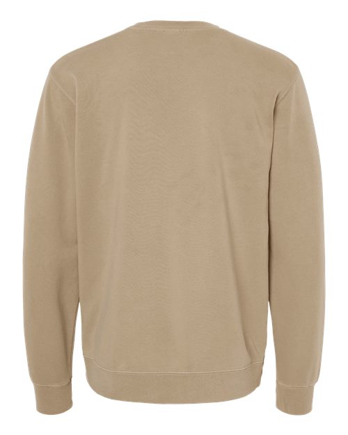 Independent Trading Co. PRM3500, Unisex Midweight Pigment-dyed Crewneck Sweatshirt, Pigment Sandstone