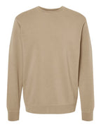 Independent Trading Co. PRM3500, Unisex Midweight Pigment-dyed Crewneck Sweatshirt, Pigment Sandstone