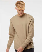 Independent Trading Co. PRM3500, Unisex Midweight Pigment-dyed Crewneck Sweatshirt, Pigment Sandstone