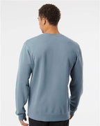 Independent Trading Co. PRM3500, Unisex Midweight Pigment-dyed Crewneck Sweatshirt, Pigment Slate Blue