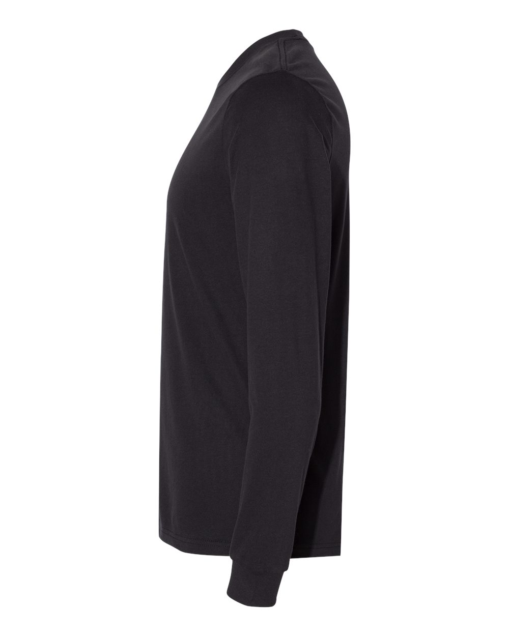 Next Level 6411, T-Shirts - Long Sleeve, Black