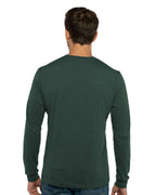 Next Level 6411, T-Shirts - Long Sleeve, Heather Forest Green