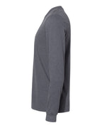 Next Level 6411, T-Shirts - Long Sleeve, Heather Metal
