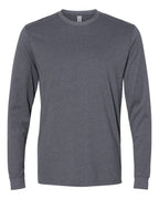 Next Level 6411, T-Shirts - Long Sleeve, Heather Metal