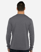 Next Level 6411, T-Shirts - Long Sleeve, Heather Metal