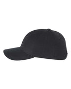 YP Classics 6789M, Premium Curved Bill Snapback Cap, Black