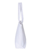 Q-Tees Q611, 25l Zippered Tote, White