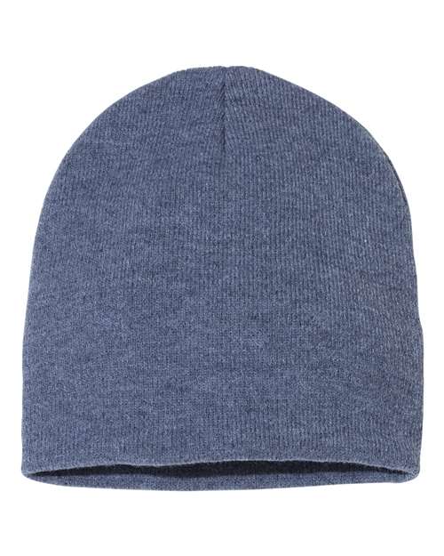 Sportsman SP08, 8" Beanie, Heather Navy