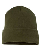 YP Classics 1501KC, Cuffed Beanie, Olive