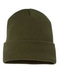 YP Classics 1501KC, Cuffed Beanie, Olive