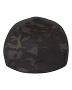 Flexfit 6277, 467 Cotton Blend Cap, Multicam Black