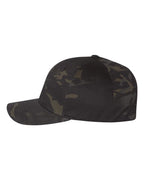 Flexfit 6277, 467 Cotton Blend Cap, Multicam Black