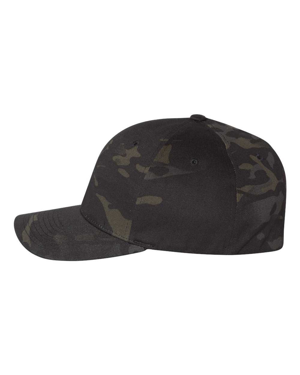 Flexfit 6277, 467 Cotton Blend Cap, Multicam Black