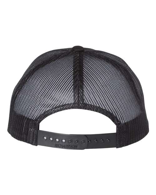 Richardson 115, Low Pro Trucker Cap, Black