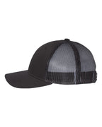 Richardson 115, Low Pro Trucker Cap, Black