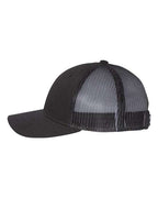 Richardson 115, Low Pro Trucker Cap, Black