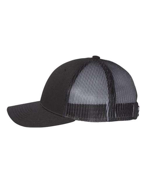 Richardson 115, Low Pro Trucker Cap, Black