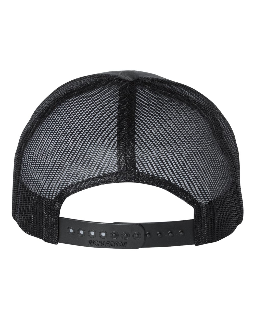 Richardson 115, Low Pro Trucker Cap, Charcoal/ Black