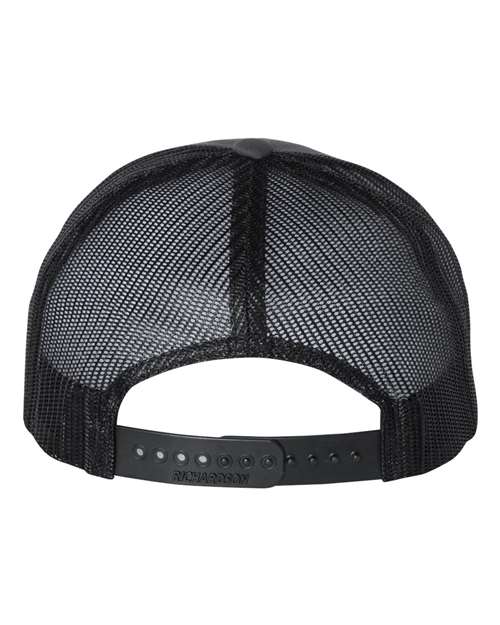 Richardson 115, Low Pro Trucker Cap, Charcoal/ Black