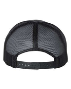 Richardson 115, Low Pro Trucker Cap, Charcoal/ Black