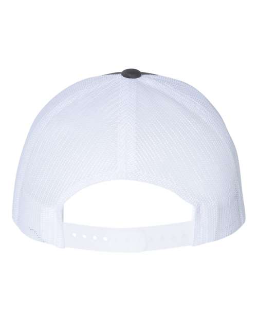 Richardson 115, Low Pro Trucker Cap, Charcoal/ White