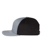 Richardson 312, Twill Back Trucker Cap, Heather Grey/ Black