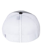 Richardson 172, 6461 Pulse Sportmesh R-flex Cap, Grey/ White/ Black Tri