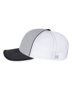 Richardson 172, 6461 Pulse Sportmesh R-flex Cap, Grey/ White/ Black Tri