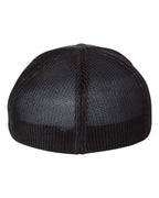 Richardson 110, R-flex Trucker Cap, Charcoal/ Black