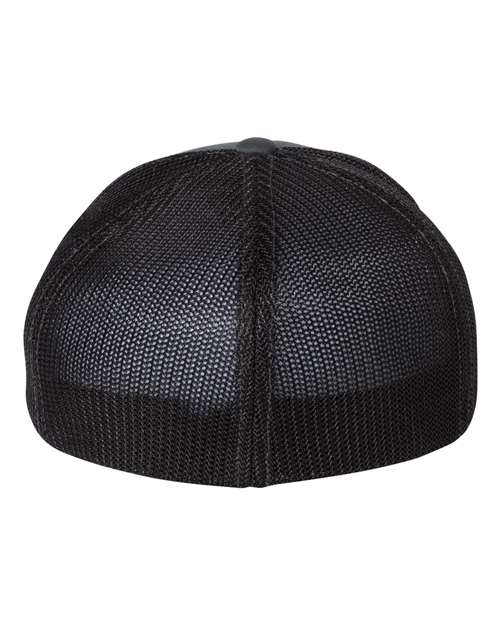 Richardson 110, R-flex Trucker Cap, Charcoal/ Black