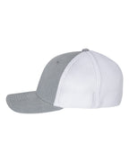 Richardson 110, R-flex Trucker Cap, Heather Grey/ White